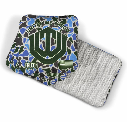 FALCON -  Light Grey with Blue and Green Camo